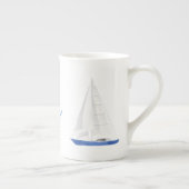 Segelboot und Blue Anchor Nautic Porzellantasse (Rechts)