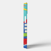 Segelboot und Heißluftballon mit Stadtbild Case-Mate iPhone Hülle (Rückseite / Rechts)