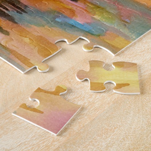 Segelboot und Ocean Sunset Puzzle (Seite)