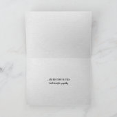 Segelboot- und Regenbogensympathiekarte Karte (Innenseite)