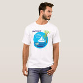 Segelboot-und Schildkröte-T - Shirt (Vorne ganz)