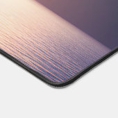 Segelboot und Seagull Sunset Scene Schreibtischunterlage (Ecke)