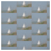 Segelboot und Seegras Stoff (Muster)