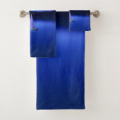 Segelboot unter dem Sternenhimmel Badhandtuch Set (Insitu)