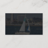 Segelboot Visitenkarte (Rückseite)
