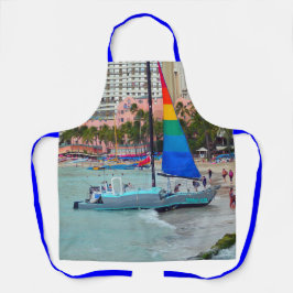 Segelboot, Waikiki, Oahu Schürze