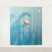 Segelboot Wandteppich (Vorderseite)