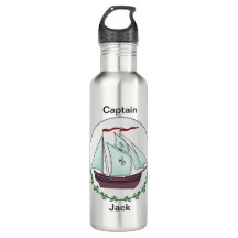 Segelboot Wasserflasche