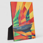 Segelboot weg Junk Pleasure Fotoplatte (Seite)