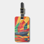 Segelboot weg Junk Pleasure Gepäckanhänger (Vorderseite vertikal)