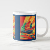Segelboot weg Junk Pleasure Jumbo-Tasse (Rechts)