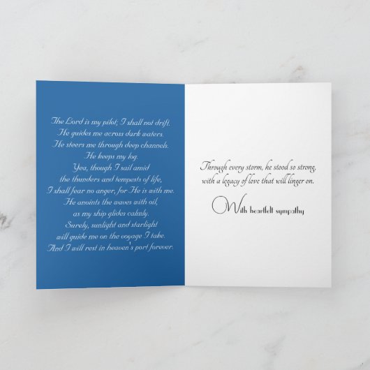 Segelboot-Wettlauf mit Spinnakern Karte (Innenseite)