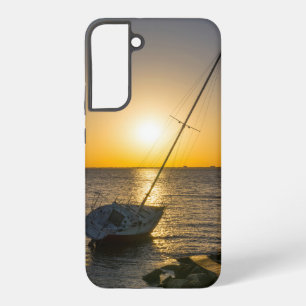 Segelboot-Wrack bei Sonnenuntergang Gulf Breeze FL Samsung Galaxy Hülle