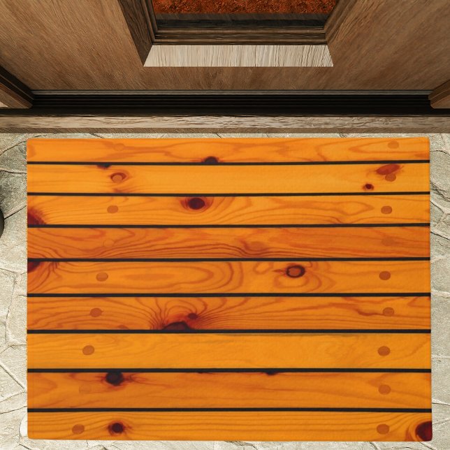 Segelbootdeck aus klassischem braunem Holz Fußmatte (Von Creator hochgeladen)