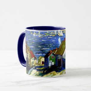 Segelboote am Hafen, Kunst, Tasse