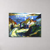 Segelboote am Hafen, Kunstmalerei Leinwanddruck (Vorderseite)