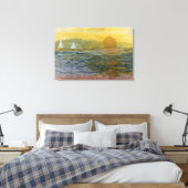 Segelboote am Horizont Leinwanddruck (Insitu (Schlafzimmer))
