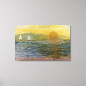 Segelboote am Horizont Leinwanddruck (Vorderseite)
