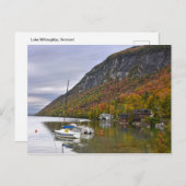 Segelboote an der Erholung am Willoughby-See, Verm Postkarte (Vorne/Hinten)