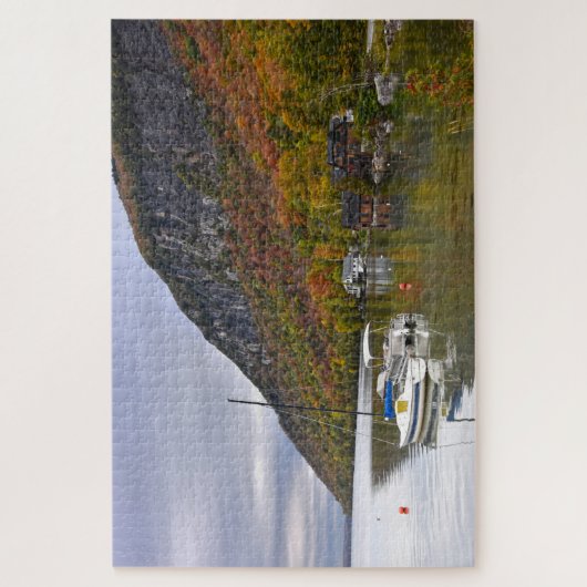 Segelboote an der Erholung am Willoughby-See, Verm Puzzle (Vertikal)