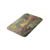 Segelboote an der Küste (von Kimon Loghi) Badematte (Schrägansicht)