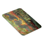 Segelboote an der Küste (von Kimon Loghi) Magnet (Rechte Seite)