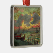 Segelboote an der Küste (von Kimon Loghi) Ornament Aus Metall (Rechts)