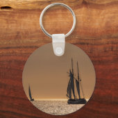 Segelboote an der Ostsee Schlüsselanhänger (Vorderseite)