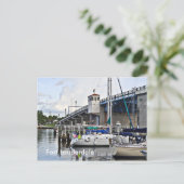 Segelboote angedockt, Fort Lauderdale Postkarte (Stehend Vorderseite)