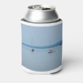 Segelboote auf dem Fluss Dosenkühler (Kanne Rückseite)