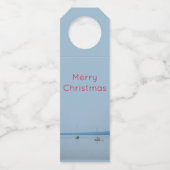 Segelboote auf dem Fluss Flaschenanhänger (Vorderseite)