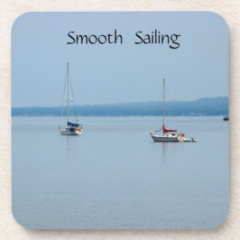 Segelboote auf dem Fluss Getränkeuntersetzer