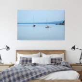 Segelboote auf dem Fluss Leinwanddruck (Insitu (Schlafzimmer))