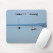 Segelboote auf dem Fluss Mousepad (Mit Mouse)