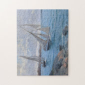 Segelboote auf dem Fluss Puzzle (Vertikal)