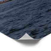 Segelboote auf dem Kanal Grand Haven Poster (Ecke)