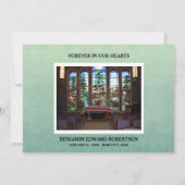 Segelboote auf dem Lake Harriet Beileid Vielen Dan Einladung (Rückseite)