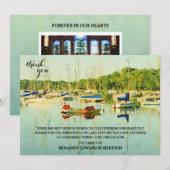 Segelboote auf dem Lake Harriet Beileid Vielen Dan Einladung (Vorne/Hinten)