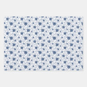 Segelboote auf dem Meeresmuster Geschenkpapier Set (Vorderseite 2)