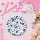 Segelboote auf dem Meeresmuster Pappteller (Party)