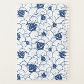 Segelboote auf dem Meeresmuster Planer (Rückseite)