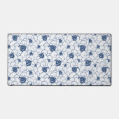 Segelboote auf dem Meeresmuster Schreibtischunterlage (Vorderseite)