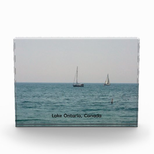 Segelboote auf dem Ontariosee Fotoblock (Vorderseite)