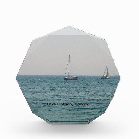 Segelboote auf dem Ontariosee Fotoblock (Vorderseite)
