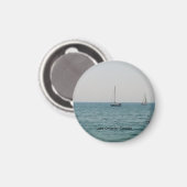 Segelboote auf dem Ontariosee Magnet (Vorderseite/Rückseite)