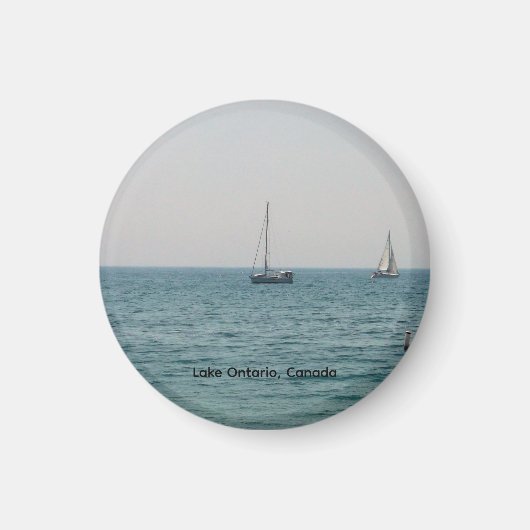 Segelboote auf dem Ontariosee Magnet (Vorne)