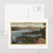 Segelboote auf dem See Postkarte (Vorne/Hinten)