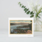 Segelboote auf dem See Postkarte (Stehend Vorderseite)