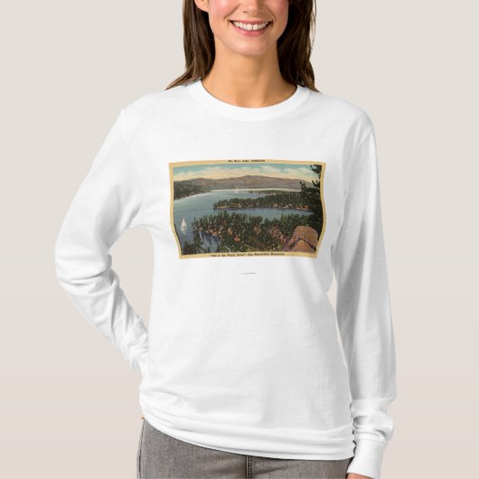 Segelboote auf dem See T-Shirt (Vorderseite)