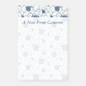 Segelboote auf dem Seemuster | addieren Ihren Post-it Klebezettel (Vorderseite)